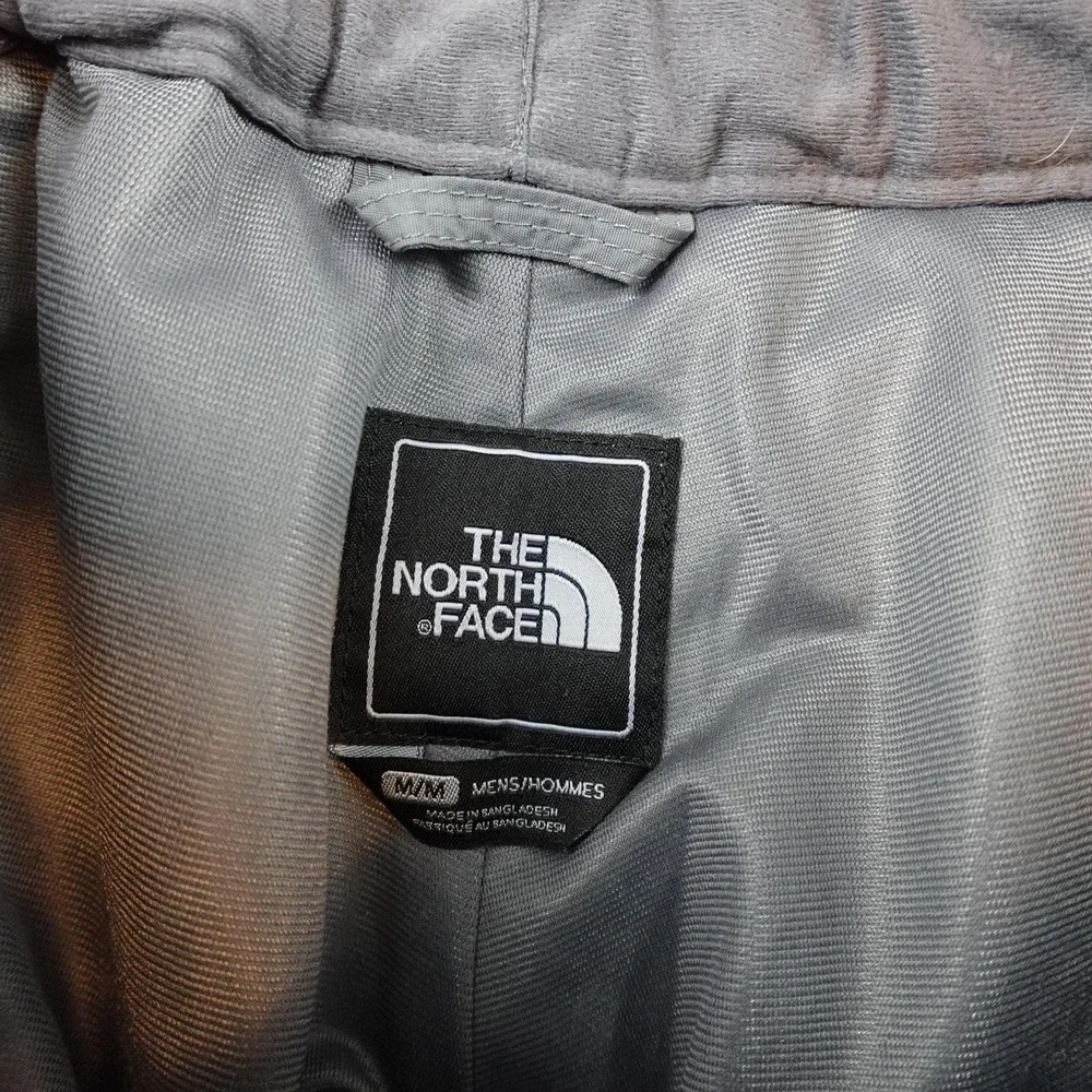 The North Face Snow Pants Mens Medium Gray HyVent Waterproof Pockets Skiing